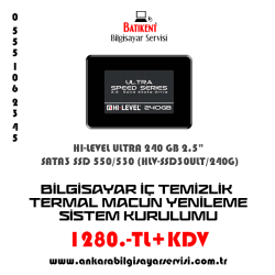 HI-LEVEL ULTRA 240 GB 2.5″ SATA3 SSD 550/530
