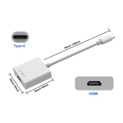 USB3.1 TYPE-C TO HDMI CEVIRICI ADAPTOR